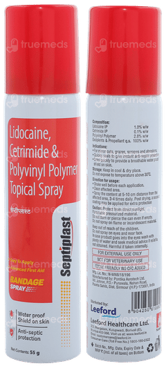 Septiplast Bandage Spray 55 Gm